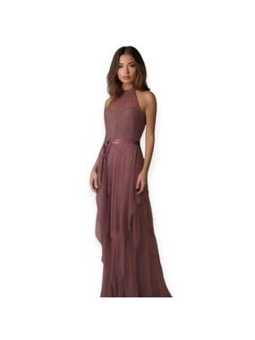 Candalite Layered Glitter Sparkle Prom Dress Bridesmaid
